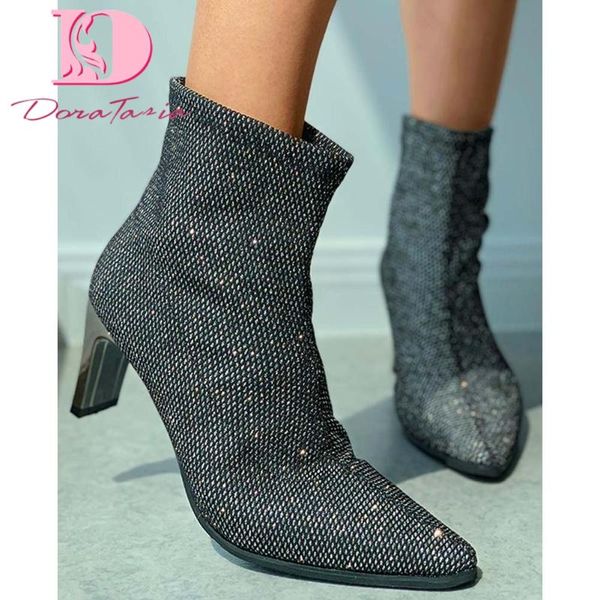boots doratasia fashion female thick heels ankle pointed toe slip on women 2021 autumn mature shoes woman, Black
boots doratasia fashion female thick heels ankle pointed toe slip on women 2021 autumn mature shoes woman, Black