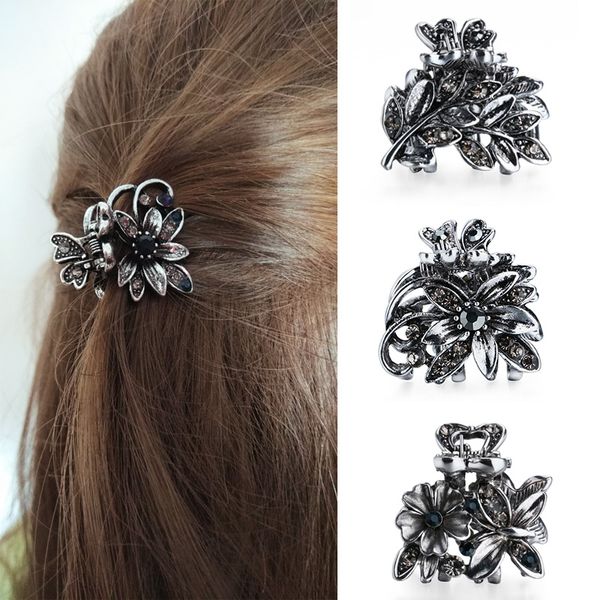 women gorgeous rhinestones small flower hair claw clips metal crystals hairpins hair accessories for girl headdress ornament
women gorgeous rhinestones small flower hair claw clips metal crystals hairpins hair accessories for girl headdress ornament