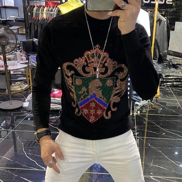 k10813 fashion men's sweaters 2020 runway european design party style men's clothing1, White;black
k10813 fashion men's sweaters 2020 runway european design party style men's clothing1, White;black