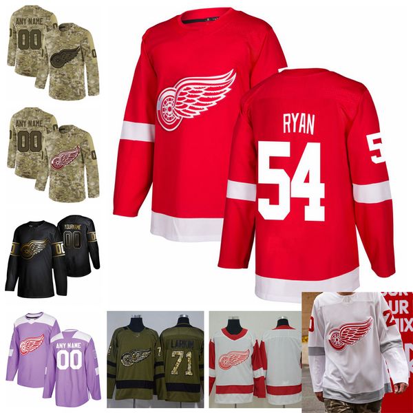 2021 reverse retro customize #54 bobby ryan detroit red wings jerseys golden edition camo veterans day fights cancer hockey jerseys, Black;red
2021 reverse retro customize #54 bobby ryan detroit red wings jerseys golden edition camo veterans day fights cancer hockey jerseys, Black;red
