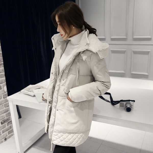 fitaylor winter women jackets cotton padded hooded coat medium long plus size parkas female outwear warm jacket wool clothing t200319, Black
fitaylor winter women jackets cotton padded hooded coat medium long plus size parkas female outwear warm jacket wool clothing t200319, Black