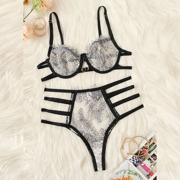 fashion women bra set lingerie corset lace underwire racy muslin sleepwear ladies underwear +briefs red mujer, Black;white
fashion women bra set lingerie corset lace underwire racy muslin sleepwear ladies underwear +briefs red mujer, Black;white