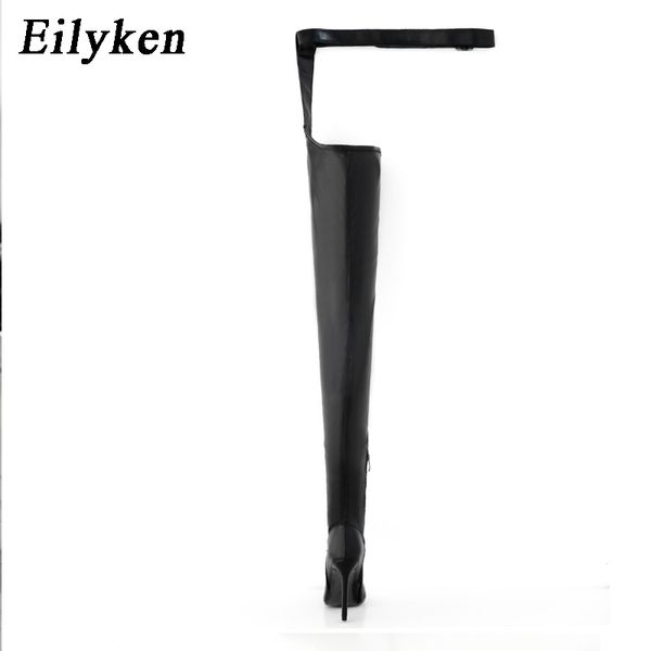 women bootseilyken pu leather over knee boots rihanna style thigh high booties pointed toe buckle strap zip woma9787533, Black
women bootseilyken pu leather over knee boots rihanna style thigh high booties pointed toe buckle strap zip woma9787533, Black