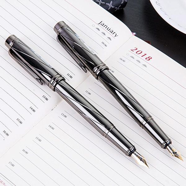 

fountain pens 15pcs high-end metal pen calligraphy writing business gift medium tip stationery supplies wholesale1
