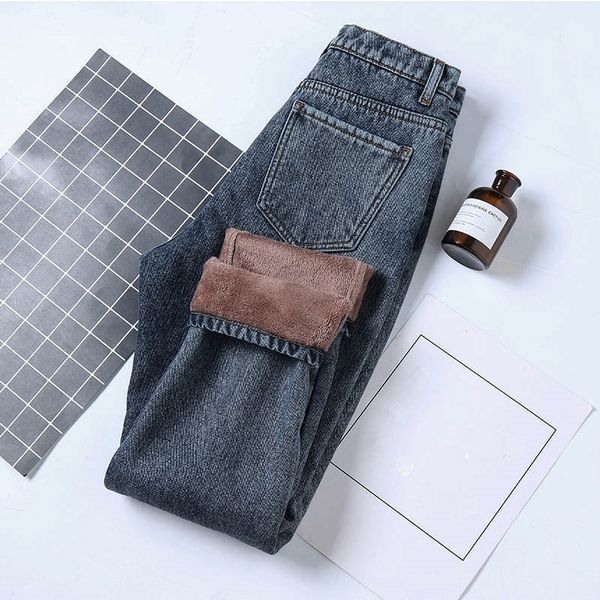 winter plus velvet femme thick warm high waist woman vaqueros mujer loose long harem pants women ladies jeans c5140 y200417, Blue
winter plus velvet femme thick warm high waist woman vaqueros mujer loose long harem pants women ladies jeans c5140 y200417, Blue