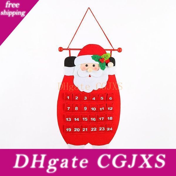 new decoration pendant cute santa snowman elk animal shape nonwoven christmas calendar ing
new decoration pendant cute santa snowman elk animal shape nonwoven christmas calendar ing