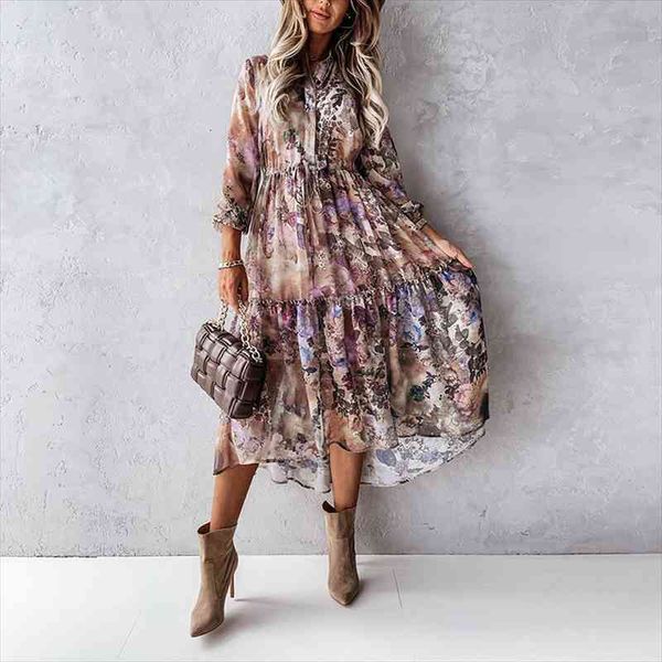 floral print v neck long shirt dress women autumn long sleeve a line irregular ruffles dress ol vintage maxi, Black;gray
floral print v neck long shirt dress women autumn long sleeve a line irregular ruffles dress ol vintage maxi, Black;gray