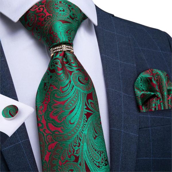 men tie green red paisley wedding tie for men necktie ring hanky cufflink silk set dibangu business jz03-7280, Black;gray
men tie green red paisley wedding tie for men necktie ring hanky cufflink silk set dibangu business jz03-7280, Black;gray