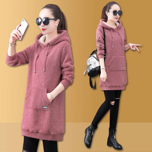 sweater women's autumn thickened winter foreign style cashmere coat small temperament sports ip1q, Black
sweater women's autumn thickened winter foreign style cashmere coat small temperament sports ip1q, Black