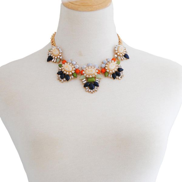 2020 new luxury necklaces & pendants multi-color crystal flower statement necklace gold chain choker, Golden;silver
2020 new luxury necklaces & pendants multi-color crystal flower statement necklace gold chain choker, Golden;silver