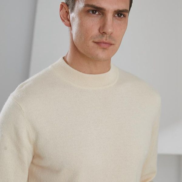 men's sweaters grade 100% pure pashmina knitting pullovers man 2021 winter fashion oneck warm male goat cashmere knit clothes, White;black
men's sweaters grade 100% pure pashmina knitting pullovers man 2021 winter fashion oneck warm male goat cashmere knit clothes, White;black