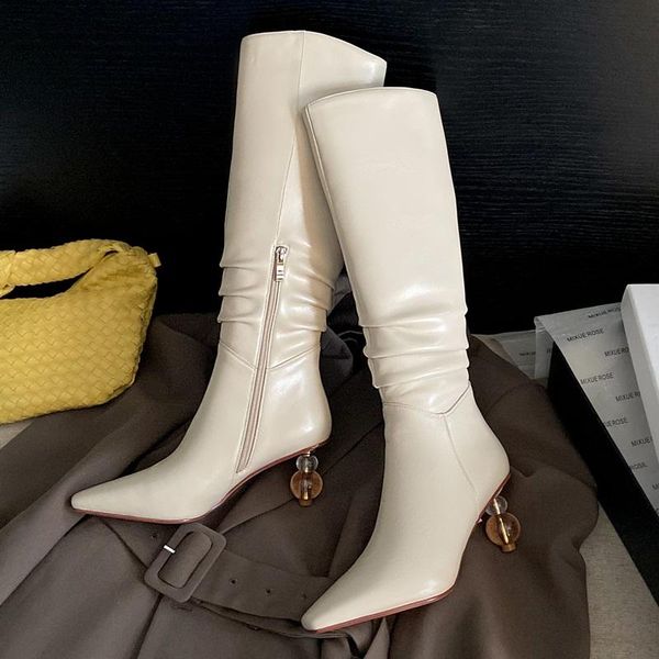 new concise casual new women knee-high boots 2020 autumn winter shoes woman high heels black beige long boots size 34-39
new concise casual new women knee-high boots 2020 autumn winter shoes woman high heels black beige long boots size 34-39