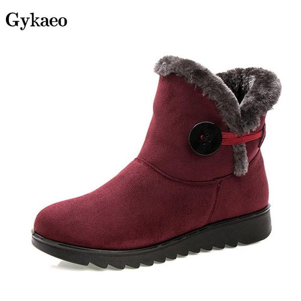 gykaeo mother soft flat bottom fur boots женщины зимы теплых ботинки повелительницы вскользь плюшевый snow boots женского botas mujer invier, Black 
gykaeo mother soft flat bottom fur boots женщины зимы теплых ботинки повелительницы вскользь плюшевый snow boots женского botas mujer invier, Black
