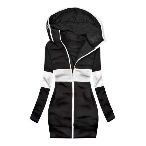 patchwork women sweatshirt hoodies zipper autumn spring fashion casual black white hooded sweatshirt long sleeve coat pullovers, Black;brown
patchwork women sweatshirt hoodies zipper autumn spring fashion casual black white hooded sweatshirt long sleeve coat pullovers, Black;brown
