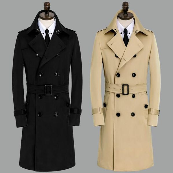 men's trench coats mens black khaki double breasted long coat men clothes business slim overcoat sleeve spring autumn s - 9xl, Tan;black
men's trench coats mens black khaki double breasted long coat men clothes business slim overcoat sleeve spring autumn s - 9xl, Tan;black