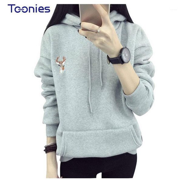 wholesale- 2017 autumn winter hoody fashion deer embroidery hooded tracksuits hoodies for women casual sweatshirts hoodie harajuku svits, Black
wholesale- 2017 autumn winter hoody fashion deer embroidery hooded tracksuits hoodies for women casual sweatshirts hoodie harajuku svits, Black