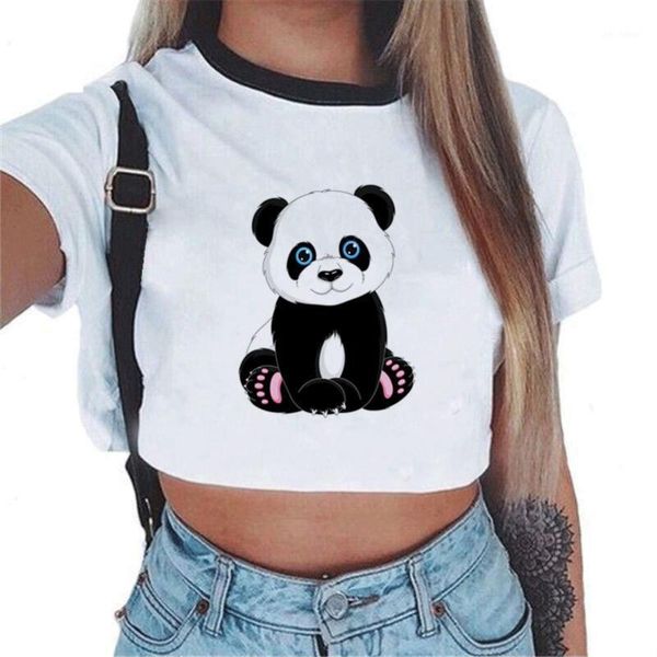 2020 new summer ladies panda print tee cropped for women t-shirt leisure white short sleeve crop t-shirt 1
2020 new summer ladies panda print tee cropped for women t-shirt leisure white short sleeve crop t-shirt 1
