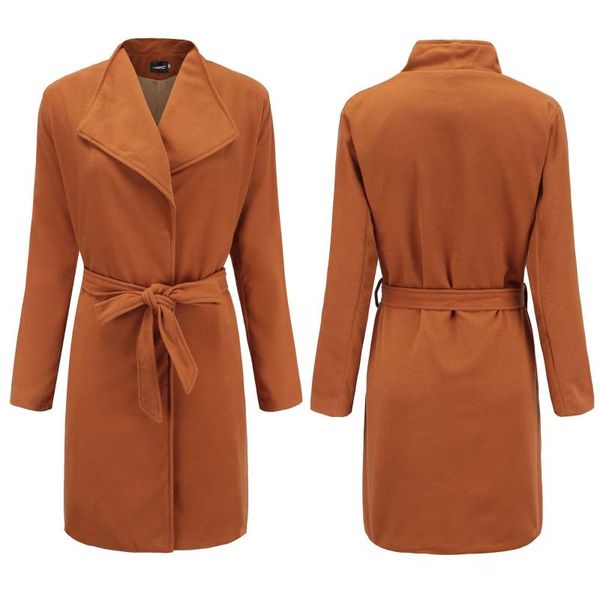mid-long wool blend coat women 2020 new outwear jacket korean casual autumn winter female overcoat woolen coat, Black
mid-long wool blend coat women 2020 new outwear jacket korean casual autumn winter female overcoat woolen coat, Black