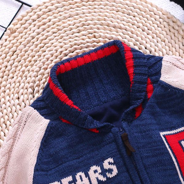 winter children's clothing autumn 2021 miki new boys and girls cartoon black bear double knitted sweater coat zb1u, Blue
winter children's clothing autumn 2021 miki new boys and girls cartoon black bear double knitted sweater coat zb1u, Blue