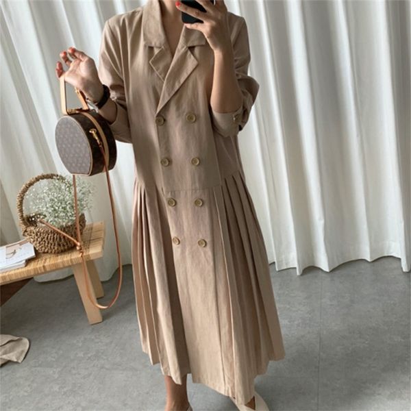 lanmrem lanmrem new summer fashion women dress loose large size suit coat casual turn-down collar double breasted pleated 201030, Tan;black
lanmrem lanmrem new summer fashion women dress loose large size suit coat casual turn-down collar double breasted pleated 201030, Tan;black