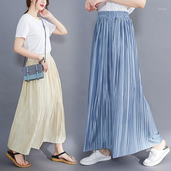 women long pleated skirts summer elastic high-waisted a-line maxi skirt women casual fashion skirt ladies1, Black
women long pleated skirts summer elastic high-waisted a-line maxi skirt women casual fashion skirt ladies1, Black