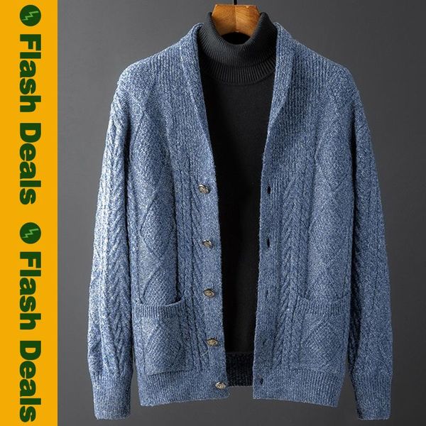 men's sweaters thicken wool sweater jacket coat men male sweatercoat autumn winter heavy knitwear man cardigan women khaki dark grey, White;black
men's sweaters thicken wool sweater jacket coat men male sweatercoat autumn winter heavy knitwear man cardigan women khaki dark grey, White;black