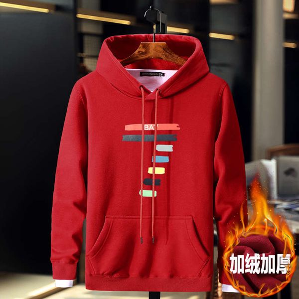 5e3swq1qautumn and winter plush men's fattening plus size loose hooded sweatervip, Black
5e3swq1qautumn and winter plush men's fattening plus size loose hooded sweatervip, Black