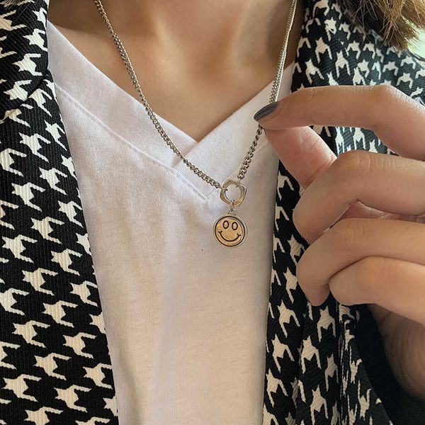 925 sterling silver thai silver smile necklace women's korea east gate fashion sweater chain
925 sterling silver thai silver smile necklace women's korea east gate fashion sweater chain