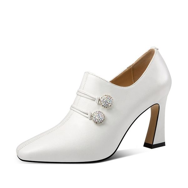 2021 new spring genuine solid leather decorating party unique shoes woman marks toe high heels hj1h, Black
2021 new spring genuine solid leather decorating party unique shoes woman marks toe high heels hj1h, Black