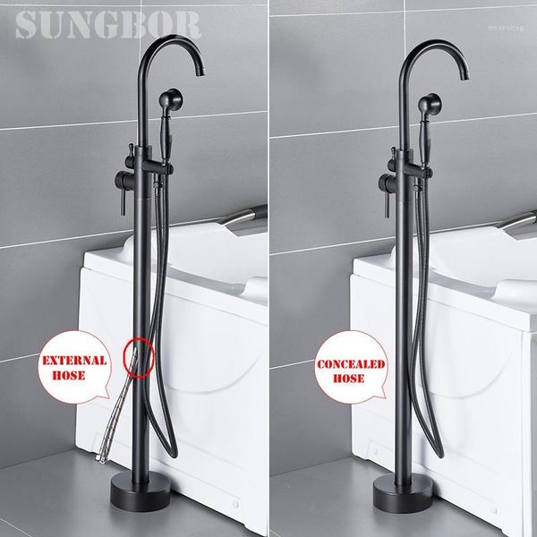 antique black bronze floor stand bathtub faucets with hand shower floor standing bath faucet single handle mixer tap hd-2678h1
antique black bronze floor stand bathtub faucets with hand shower floor standing bath faucet single handle mixer tap hd-2678h1