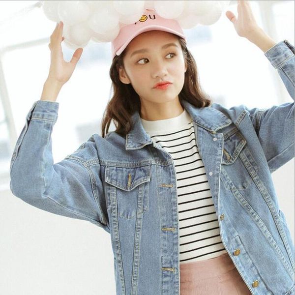 women's jackets 2021 spring loose jacket cowboy clothing fashion coat light blue denim women lapel long sleeve cowboy1, Black;brown
women's jackets 2021 spring loose jacket cowboy clothing fashion coat light blue denim women lapel long sleeve cowboy1, Black;brown