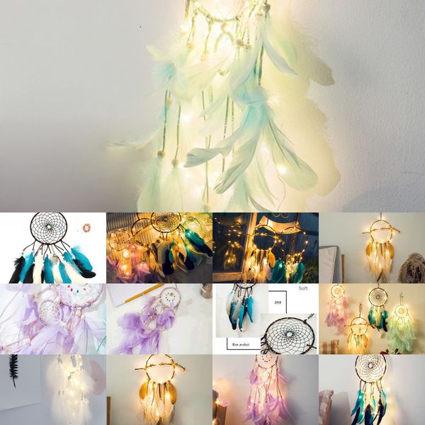 handmade creative dream catcher wind chimes fancy lighting indian style feather pendant 4 n24mt
handmade creative dream catcher wind chimes fancy lighting indian style feather pendant 4 n24mt