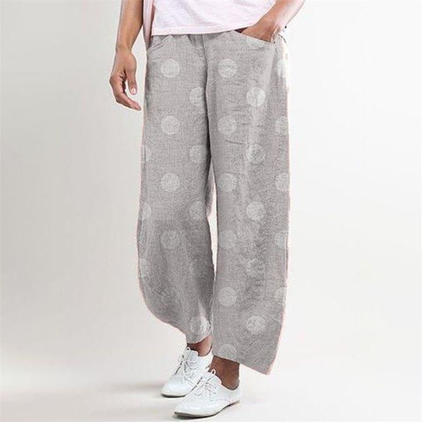 cysincos summer vintage dot printed pants trousers women cotton linen wide pants elastic waist loose pantalon plus size pant 201111, Black;white
cysincos summer vintage dot printed pants trousers women cotton linen wide pants elastic waist loose pantalon plus size pant 201111, Black;white
