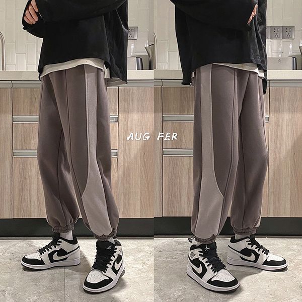 new fashion in winter plush thickened warm sports loose casual pants, men's leggings, Black
new fashion in winter plush thickened warm sports loose casual pants, men's leggings, Black