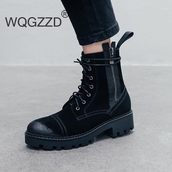 boots high heels shoes women's ankle genuine leather cross-tried zipper winter motorcycle1, Black
boots high heels shoes women's ankle genuine leather cross-tried zipper winter motorcycle1, Black