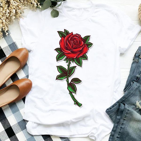 women lady flower valentine love cute summer autumn printing print tshirt shirt clothes graphic female t tee womens t-shirt, White
women lady flower valentine love cute summer autumn printing print tshirt shirt clothes graphic female t tee womens t-shirt, White