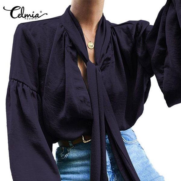 celmia блуза женщина bow tie рубашка повседневная сыпучая твердая офис рубашка 2020 осень элегантного мундир top fashion багги blusas mujer, White
celmia блуза женщина bow tie рубашка повседневная сыпучая твердая офис рубашка 2020 осень элегантного мундир top fashion багги blusas mujer, White