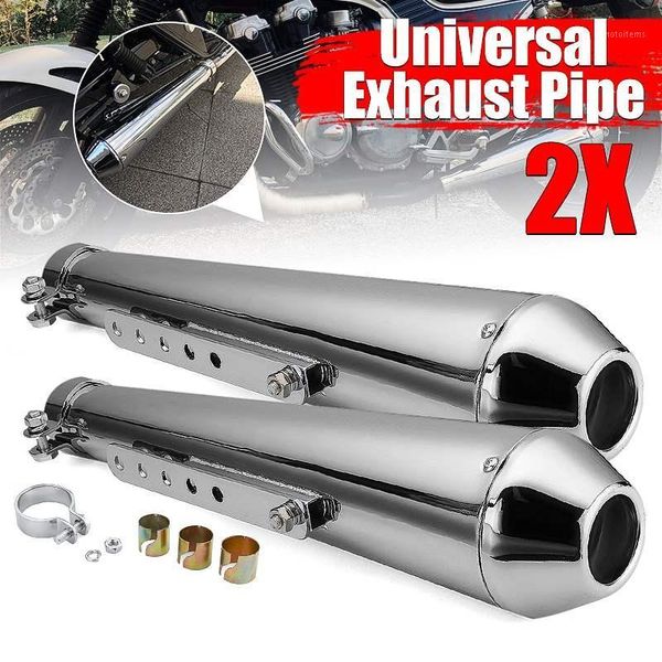 2pcs universal motorcycle cafe racer exhaust muffler pipes tail tube with sliding bracket matte black silver1
2pcs universal motorcycle cafe racer exhaust muffler pipes tail tube with sliding bracket matte black silver1