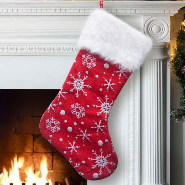 the latest 48cm size, christmas stockings, snowflake styles, christmas tree pendants christmas candy gift bags, ing
the latest 48cm size, christmas stockings, snowflake styles, christmas tree pendants christmas candy gift bags, ing