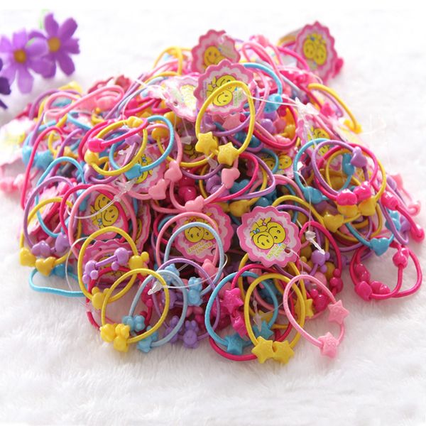 50pcs/set girl cartoon flower apple rabbit children hair ropes headdress elastic rubber bands ponytail cute hair accessories, Black;brown
50pcs/set girl cartoon flower apple rabbit children hair ropes headdress elastic rubber bands ponytail cute hair accessories, Black;brown