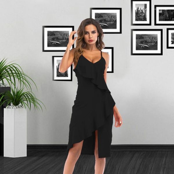 casual dresses sling robe vneck sleeveless backless dress women summer deep v neckline ruffle irregular hem crisscross veatdio1, Black;gray
casual dresses sling robe vneck sleeveless backless dress women summer deep v neckline ruffle irregular hem crisscross veatdio1, Black;gray