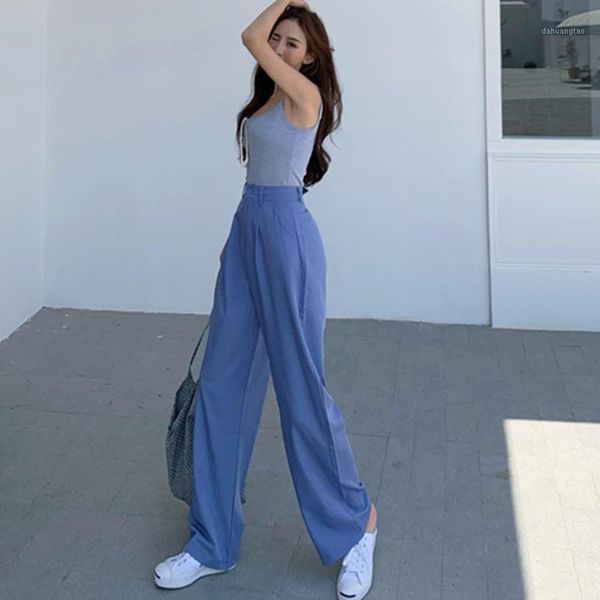 spring summer new fashion casual high waist wide leg pants women office lady pants elegant trousers1, Black;white
spring summer new fashion casual high waist wide leg pants women office lady pants elegant trousers1, Black;white
