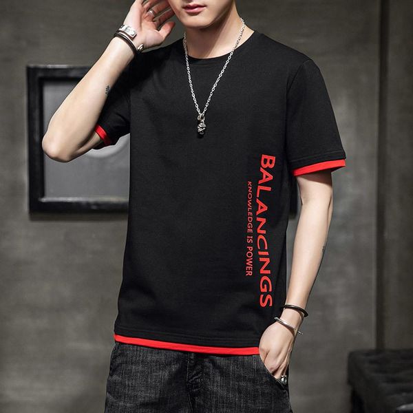 tee men t shirt male cotton short sleeve stripe fitness hip-hop casual oversized fashion t-shirt blue summer streetwear harajuk, White;black 
tee men t shirt male cotton short sleeve stripe fitness hip-hop casual oversized fashion t-shirt blue summer streetwear harajuk, White;black