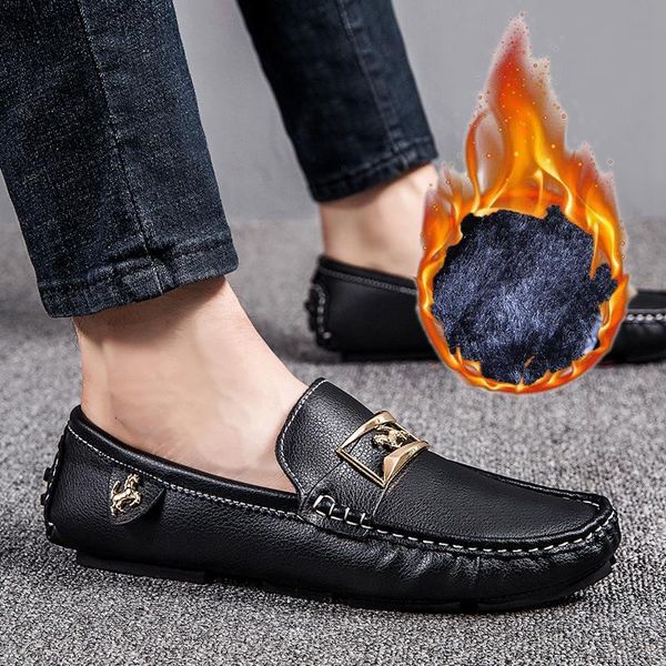 2020 winter warm fur loafers men casual shoes plush leather mens driving shoes italian slip on man moccasins, Black
2020 winter warm fur loafers men casual shoes plush leather mens driving shoes italian slip on man moccasins, Black