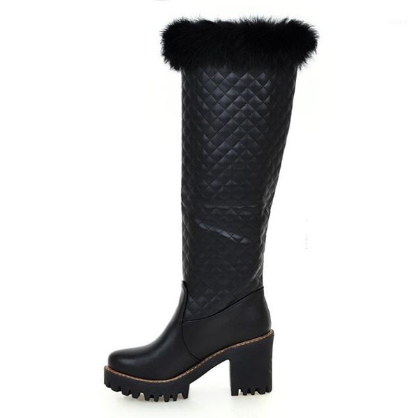winter for woman new fashion pure color round toe consice shoes chunky heels knee high boots 34-431, Black
winter for woman new fashion pure color round toe consice shoes chunky heels knee high boots 34-431, Black