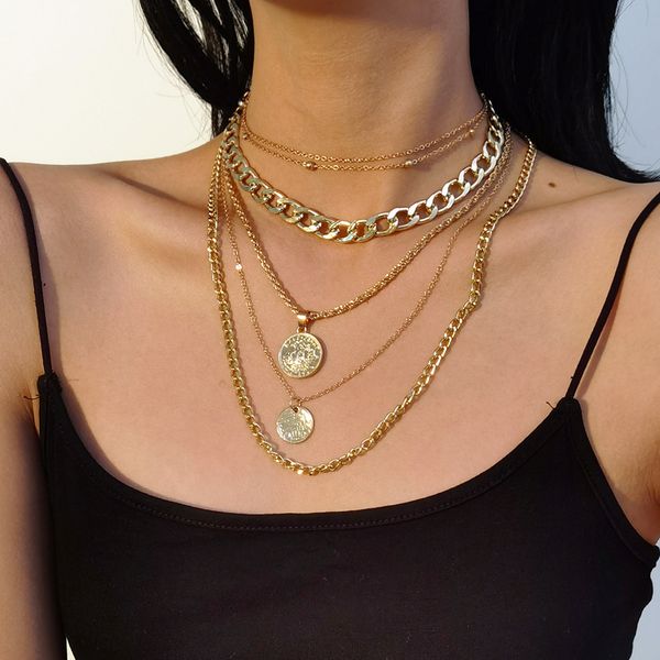 hip multi pendant necklace 2020 for women iced out pendant necklace jewelry wholesale, Silver
hip multi pendant necklace 2020 for women iced out pendant necklace jewelry wholesale, Silver
