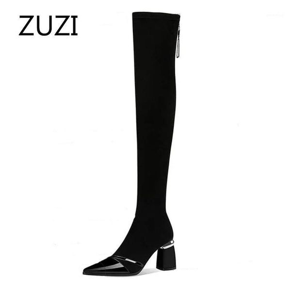 boots zuzi over-the-knee women's 2021 autumn and winter pointed toe rhinestone stretch high-heeled thick-heeled1, Black
boots zuzi over-the-knee women's 2021 autumn and winter pointed toe rhinestone stretch high-heeled thick-heeled1, Black