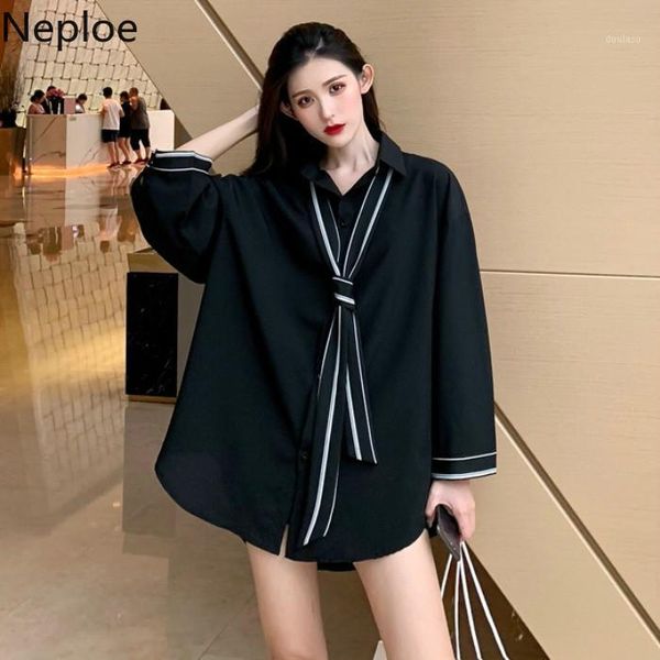 neploe women causal nine quarter sleeve chiffon blouse 2020 spring new medium-long blusas tie turn down collar shirt 590651, White
neploe women causal nine quarter sleeve chiffon blouse 2020 spring new medium-long blusas tie turn down collar shirt 590651, White