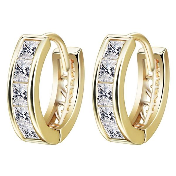 qiamni charming smooth gold fashion jewelry plated simple style inlay round cubic zirconia small hoop earrings for women, Golden;silver
qiamni charming smooth gold fashion jewelry plated simple style inlay round cubic zirconia small hoop earrings for women, Golden;silver