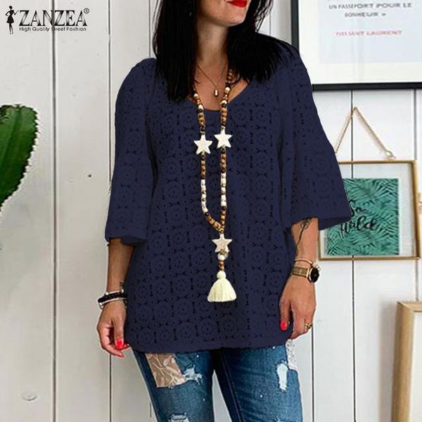 women's lace blouse 2020 zanzea v neck hollow blusas bohemain summer female casual flare sleeve shirts plus size tunic1, White
women's lace blouse 2020 zanzea v neck hollow blusas bohemain summer female casual flare sleeve shirts plus size tunic1, White